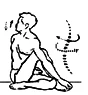Diagram of Ardha Matsyendrasana position 5