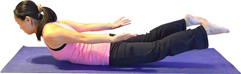 Locust Pose, Salabhasana full position