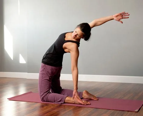 Half Camel Pose