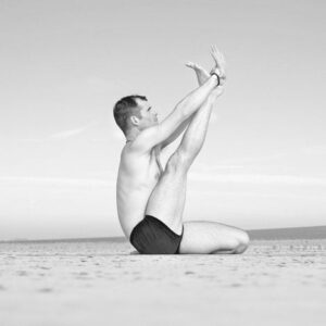 Heron Pose, Krounchasana Step 2