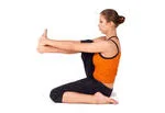 Heron Pose, Krounchasana Step 1